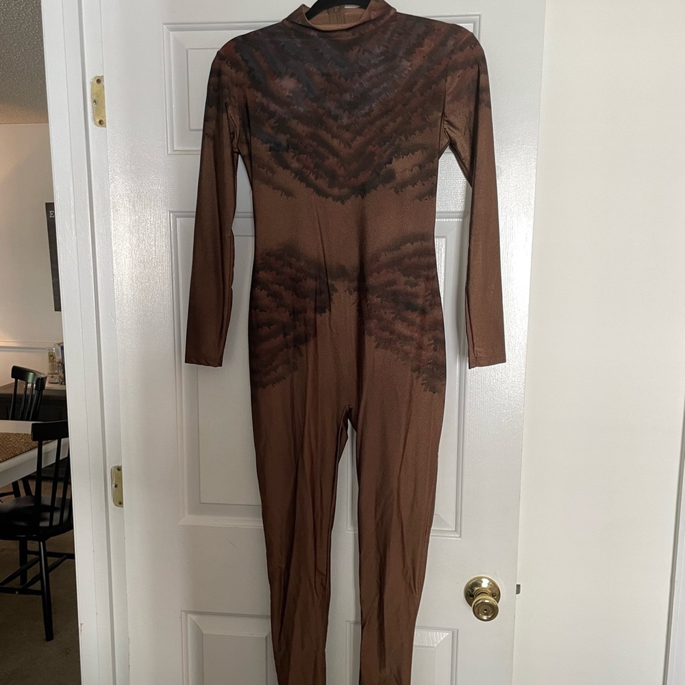 Brown Unitard dance costume